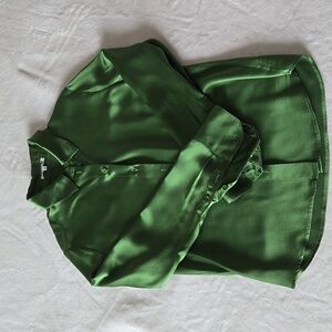 Ref Sky silk button up